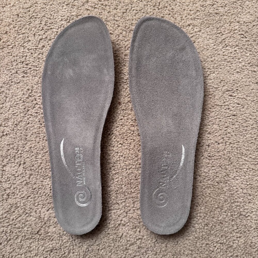 Naot Koru Footbed/Insole Size 38/L7 Gray